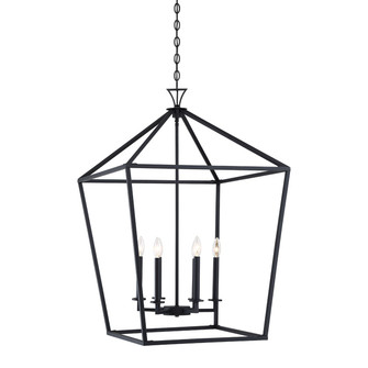 Townsend Six Light Pendant in Matte Black (51|3422689)