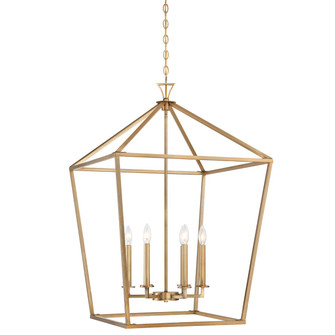 Townsend Six Light Pendant in Warm Brass (51|34226322)