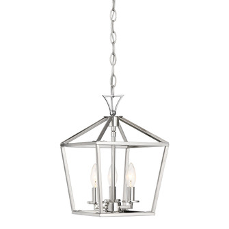 Townsend Three Light Pendant in Polished Nickel (51|34203109)