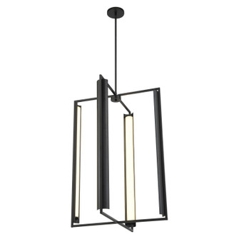 Trizay LED Pendant in Coal Black (42|P155666AL)