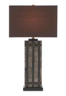 Gregor One Light Table Lamp in Natural/Black/Brass (142|60000666)