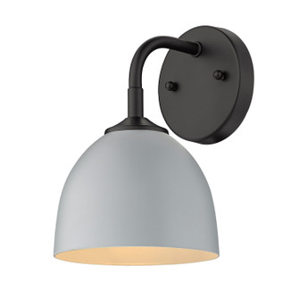 Zoey One Light Wall Sconce in Matte Black (62|69561WBLKMGY)