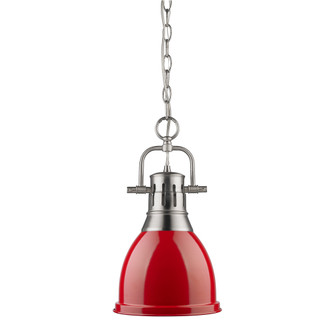 Duncan One Light Pendant in Pewter (62|3602SPWRD)