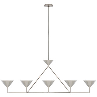 Orsay LED Linear Chandelier in Polished Nickel (268|PCD5216PN)