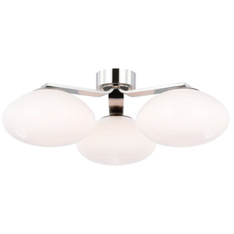 Marisol LED Flush Mount in Polished Nickel (268|CD4015PNWG)