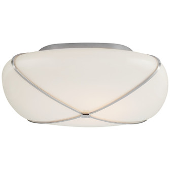 Fondant LED Flush Mount in Polished Nickel (268|CD4006PNWG)