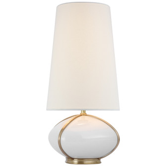 Fondant LED Table Lamp in Ivory and Soft Brass (268|CD3605IVOSBL)