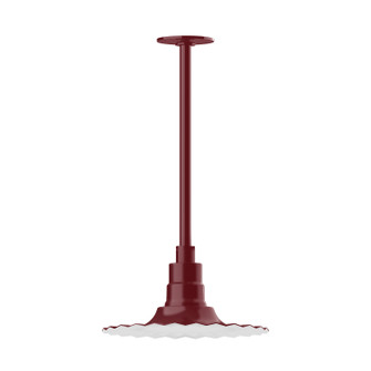 Radial One Light Pendant in Barn Red (518|STA15855H36G06)