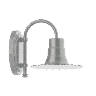Radial One Light Wall Sconce in Painted Galvanized (518|SCB15749G06) Radial One Light Wall Sconce in Painted Galvanized (518|SCB15749G06)