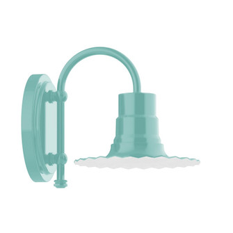 Radial One Light Wall Sconce in Sea Green (518|SCB15748G06)