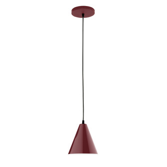 J-Series One Light Pendant in Barn Red (518|PEB42055C25)