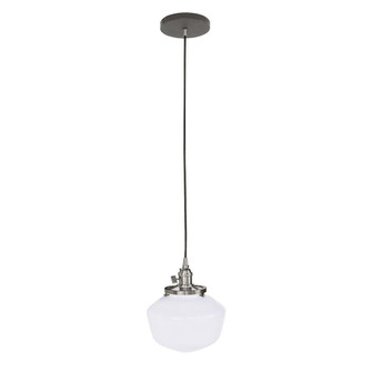 Uno One Light Pendant in Architectural Bronze w/Brushed Nickel (518|PEB4135196C25)