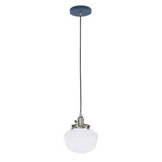 Uno One Light Pendant in Navy w/Brushed Nickel (518|PEB4135096C25)