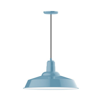 Warehouse One Light Pendant in Light Blue (518|PEB18654C25G06)