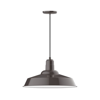 Warehouse One Light Pendant in Architectural Bronze (518|PEB18651C21G06)