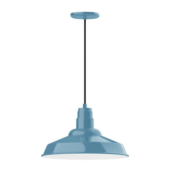 Warehouse One Light Pendant in Light Blue (518|PEB18454C26G06)