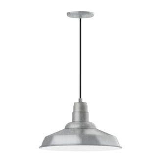 Warehouse One Light Pendant in Painted Galvanized (518|PEB18449C02G06)
