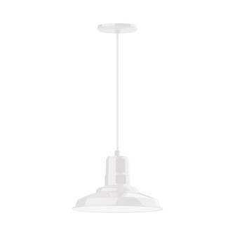 Warehouse One Light Pendant in White (518|PEB18244C25G05)