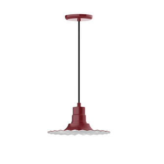 Radial One Light Pendant in Barn Red (518|PEB15855C02G06)
