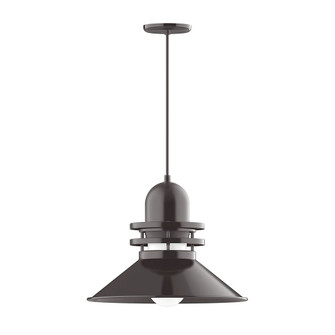 Atomic One Light Pendant in Architectural Bronze (518|PEB15151C12G07)