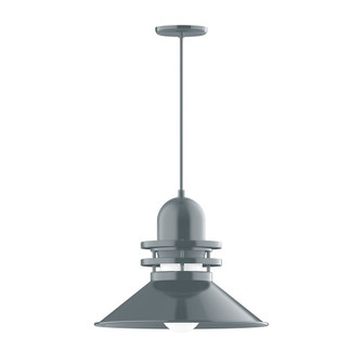 Atomic One Light Pendant in Slate Gray (518|PEB15140G07)