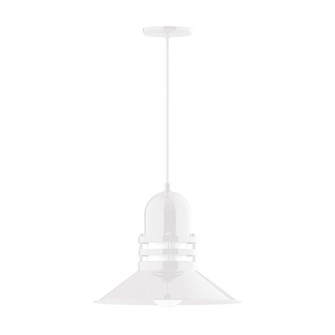 Atomic One Light Pendant in White (518|PEB15044C12G07)