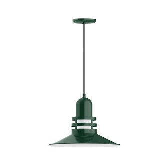 Atomic One Light Pendant in Forest Green (518|PEB14942C20G07)