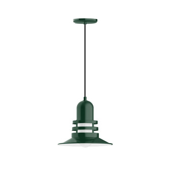 Atomic One Light Pendant in Forest Green (518|PEB14842G07)