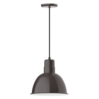 Deep Bowl One Light Pendant in Architectural Bronze (518|PEB11651C22G06)