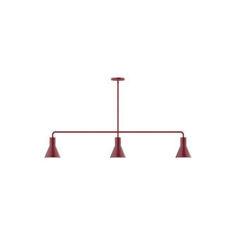 Axis Three Light Linear Pendant in Barn Red (518|MSN43655)