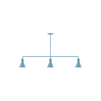 Axis Three Light Linear Pendant in Light Blue (518|MSN43654)