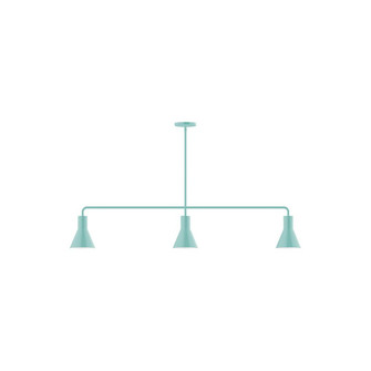 Axis Three Light Linear Pendant in Sea Green (518|MSN43648)