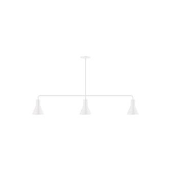 Axis Three Light Linear Pendant in White (518|MSN43644)