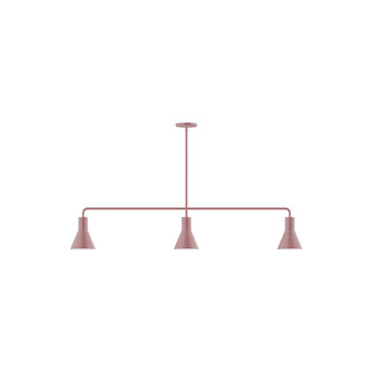 Flare Three Light Linear Pendant in Mauve (518|MSN43620)