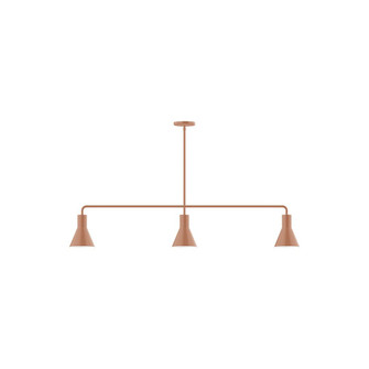 Axis Three Light Linear Pendant in Terracotta (518|MSN43619)