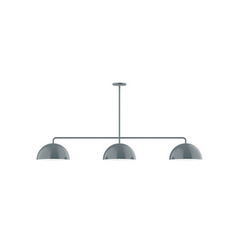 Axis Three Light Linear Pendant in Slate Gray (518|MSN432G1540)