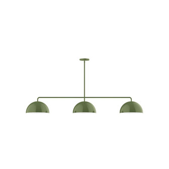 Axis Three Light Linear Pendant in Fern Green (518|MSN432G1522)