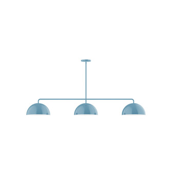 Arcade Three Light Linear Pendant in Light Blue (518|MSN43254)