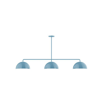 Axis Three Light Linear Pendant in Light Blue (518|MSN43254)