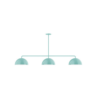Arcade Three Light Linear Pendant in Sea Green (518|MSN43248)