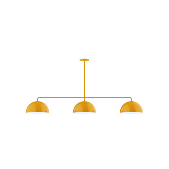 Arcade Three Light Linear Pendant in Bright Yellow (518|MSN43221)