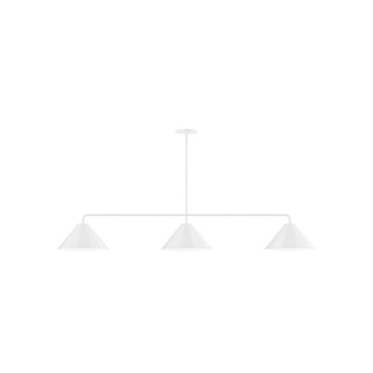 Axis Three Light Linear Pendant in White (518|MSN42244)