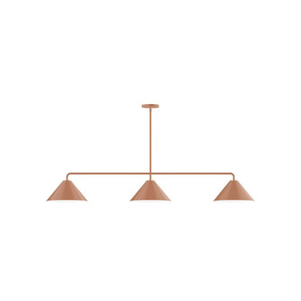 Axis Three Light Linear Pendant in Terracotta (518|MSN42219)