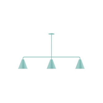 Jynx Three Light Linear Pendant in Sea Green (518|MSN42048)