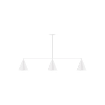 Jynx Three Light Linear Pendant in White (518|MSN42044)