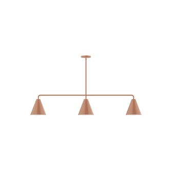 Axis Three Light Linear Pendant in Terracotta (518|MSN42019)