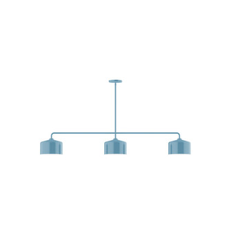 Julia Three Light Linear Pendant in Light Blue (518|MSN41954)