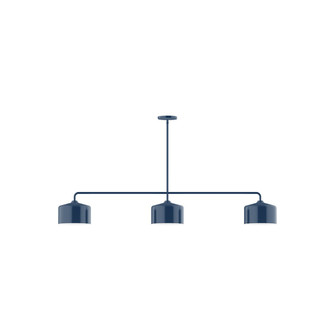 Julia Three Light Linear Pendant in Navy (518|MSN41950)