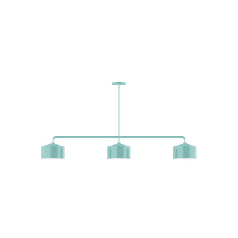 Julia Three Light Linear Pendant in Sea Green (518|MSN41948)