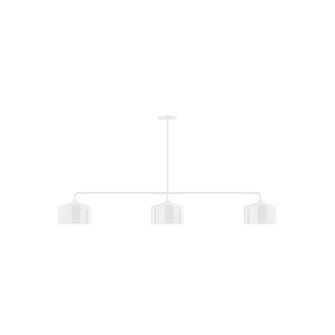 Julia Three Light Linear Pendant in White (518|MSN41944)